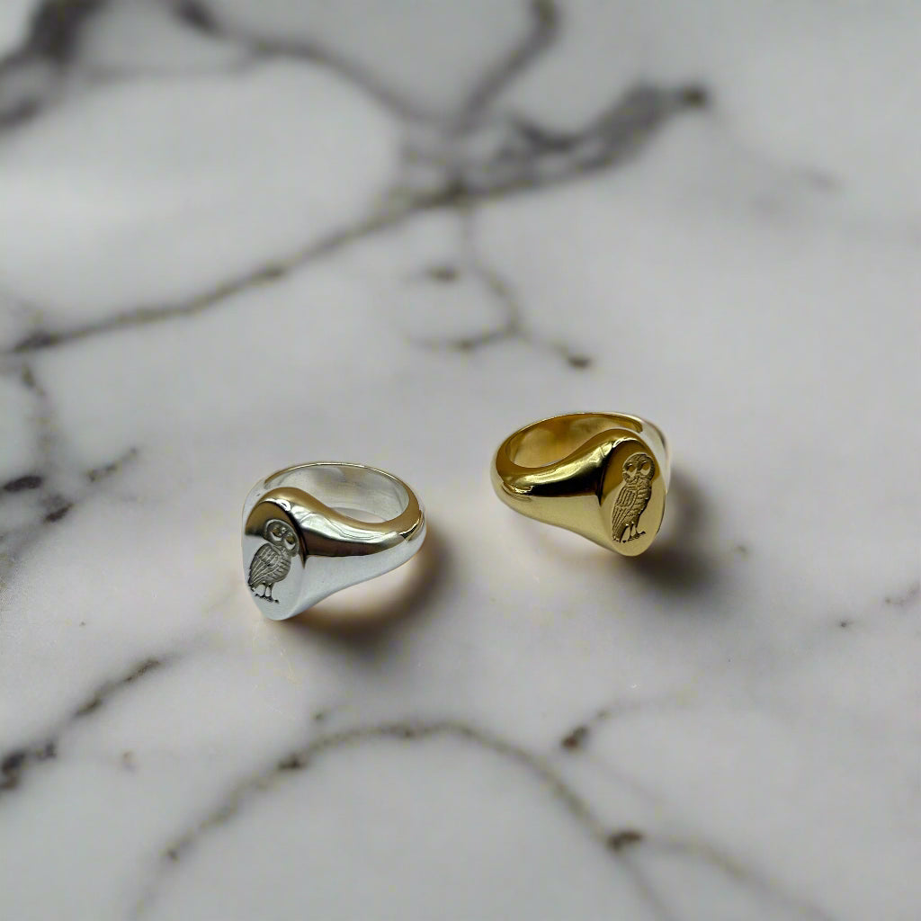 Owl Of Athena Ring