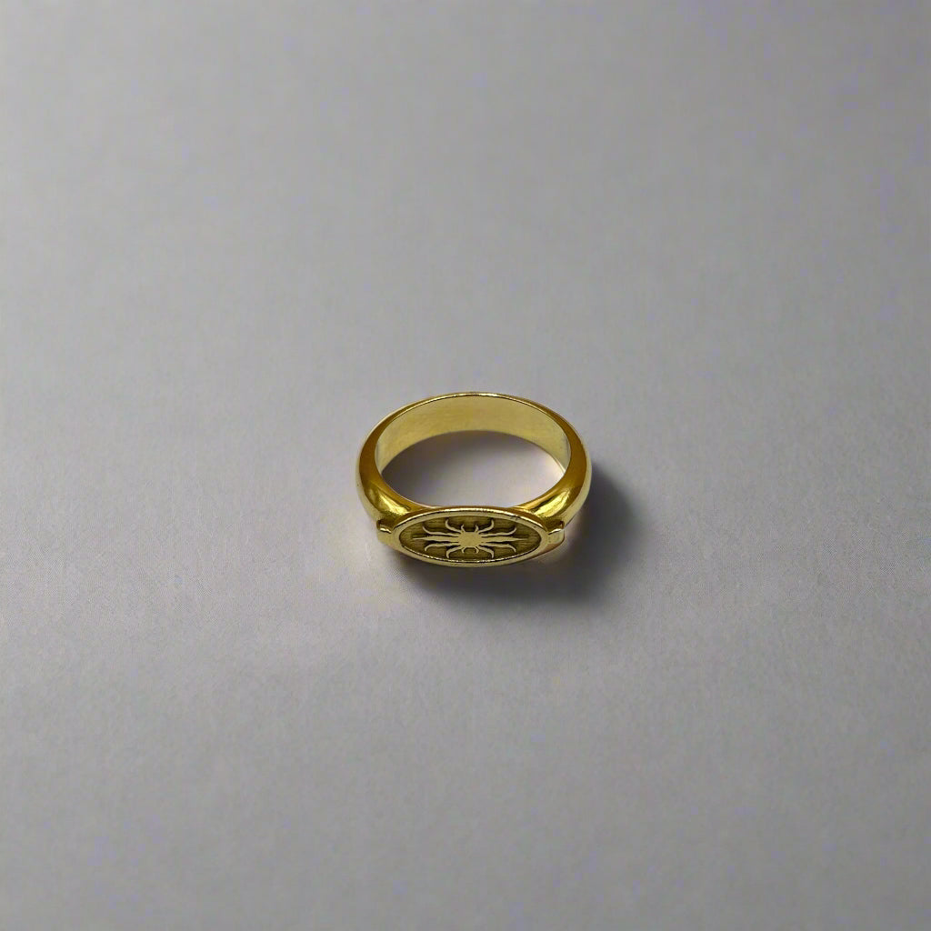 Greco-Roman Leaf and Sun Ring