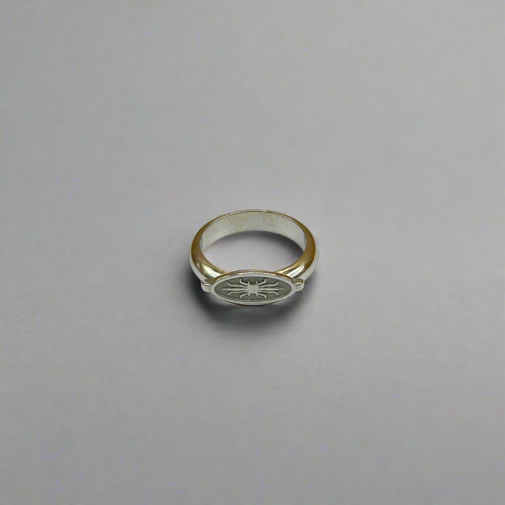Greco-Roman Leaf and Sun Ring